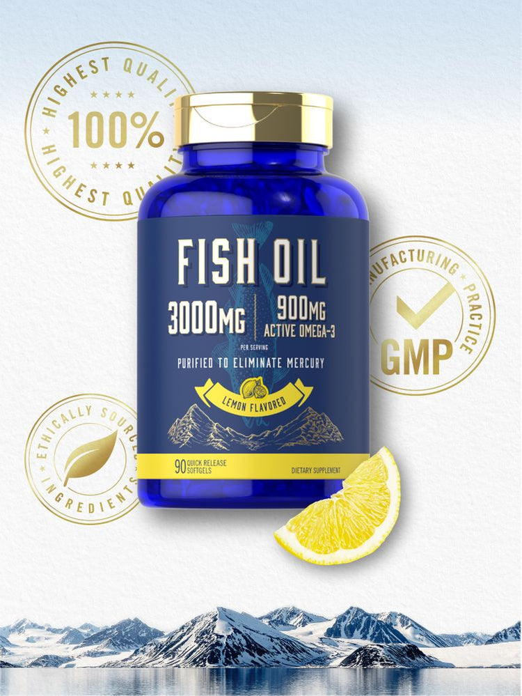 Olio di pesce 3000mg per dose | 90 Softgel