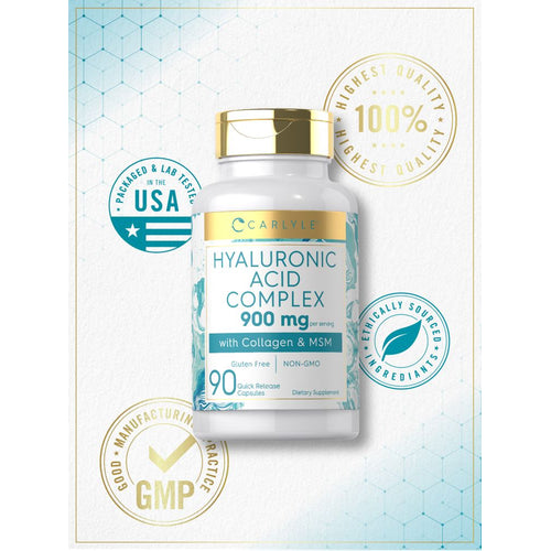 View 5 Colágeno con Ácido Hialurónico 900mg por porción | 90 Cápsulas