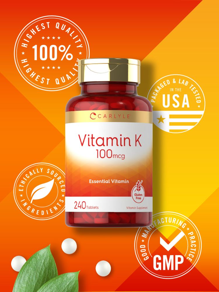 Vitamin K 100mcg | 240 Tablets
