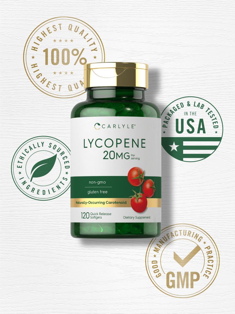 Lycopène 20mg par portion | 120 Capsules molles