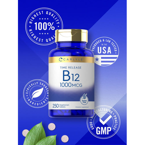 View 5 Vitamina B-12 1000mcg | 250 Tabletas