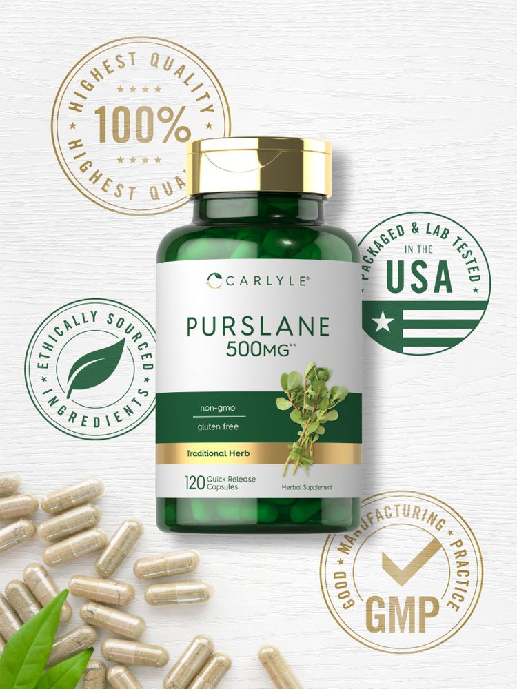 Purslane 500mg | 120 Capsules