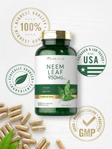 Neem Leaf 950mg | 300 Capsules