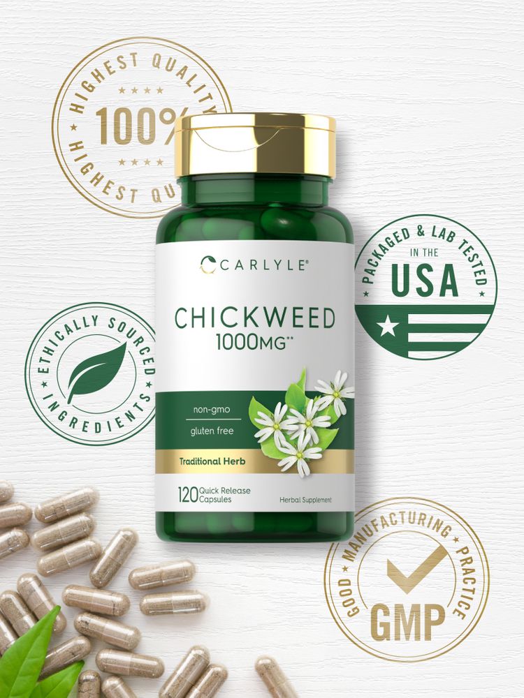 Chickweed 1000mg | 120 Capsules