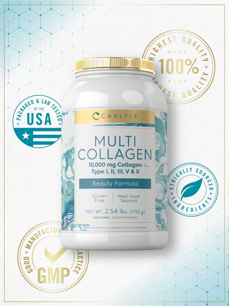 Proteína de Colágeno Múltiple 10000mg | Polvo de 40oz