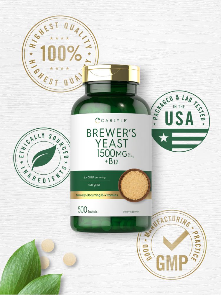 Brewers Yeast 1500mg per serving | 500 Tablets