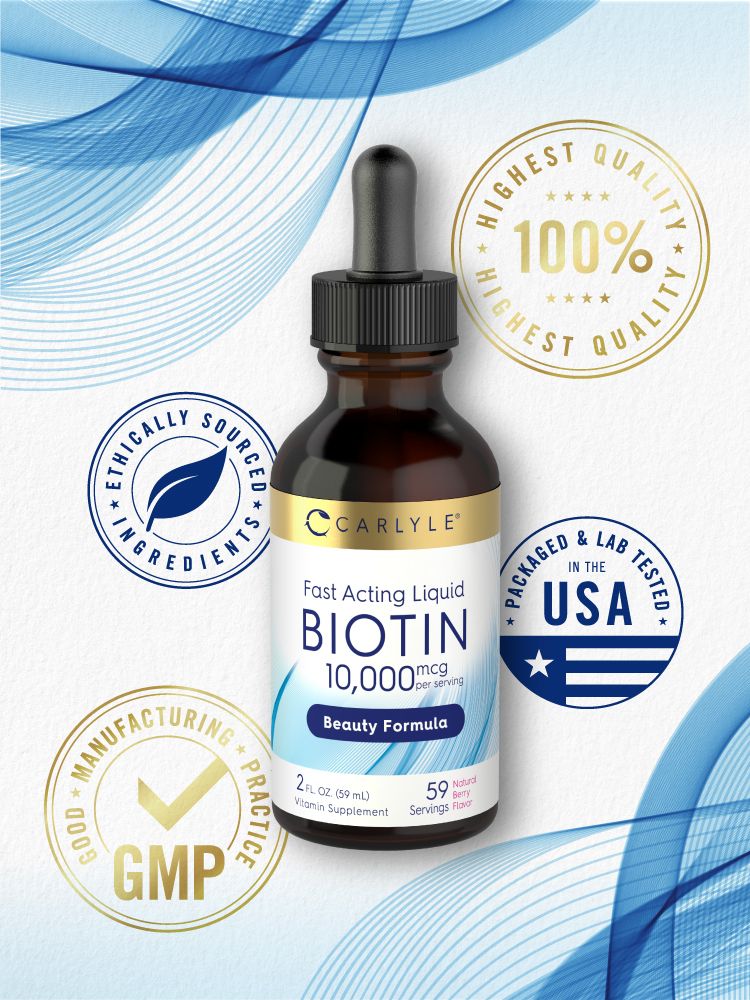 Biotin 10000 mcg | 2 oz Flüssigkeit