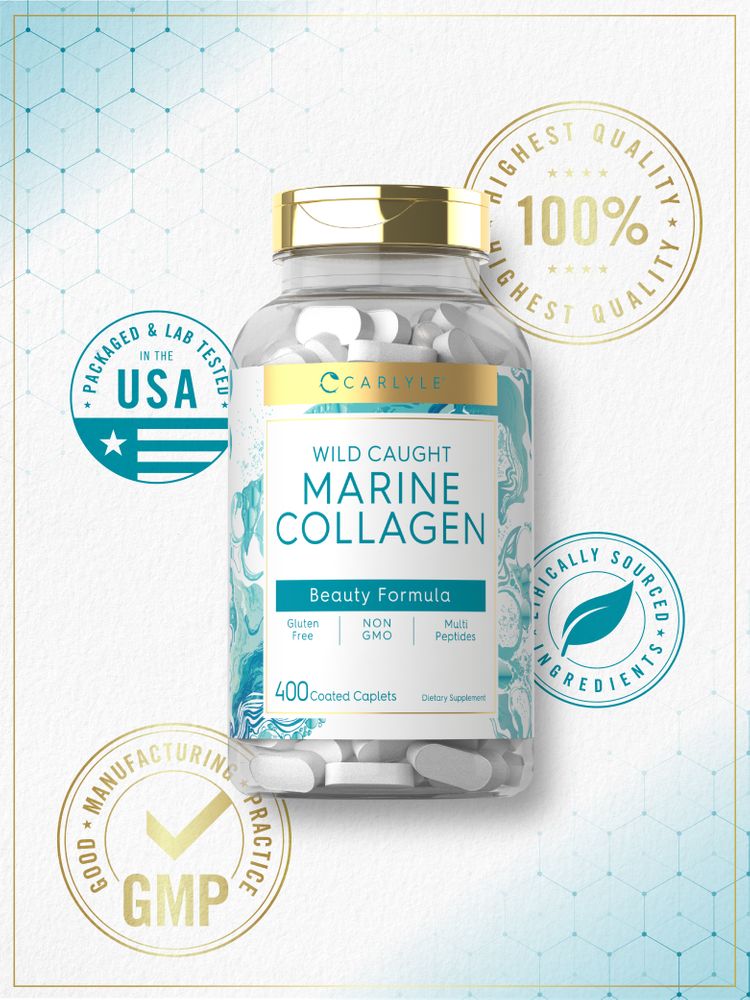 Marine Collagen Peptides | 400 Caplets