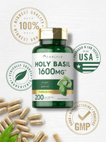 Load image into Gallery viewer, Holy Basil 1600mg | 200 Capsules
