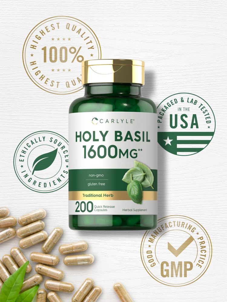 Basilico Santo 1600mg | 200 Capsule