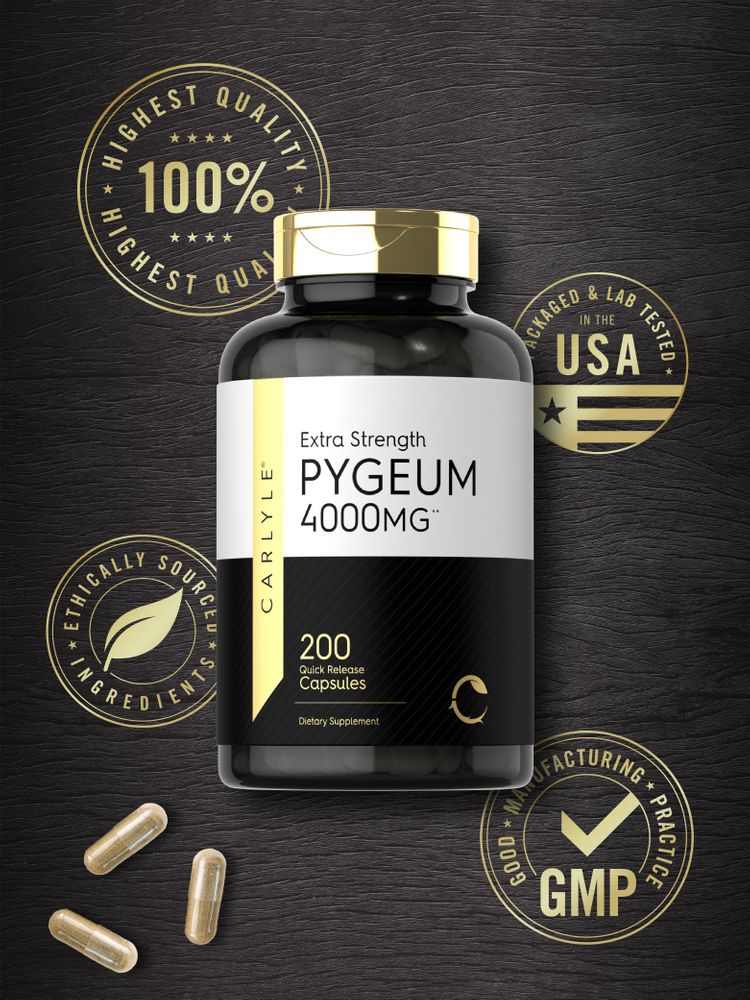 Écorce de Pygeum Africanum 4000mg | 200 Capsules