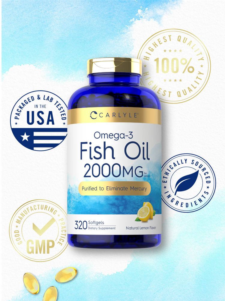 Olio di Pesce 2000mg per dose | 320 Softgel