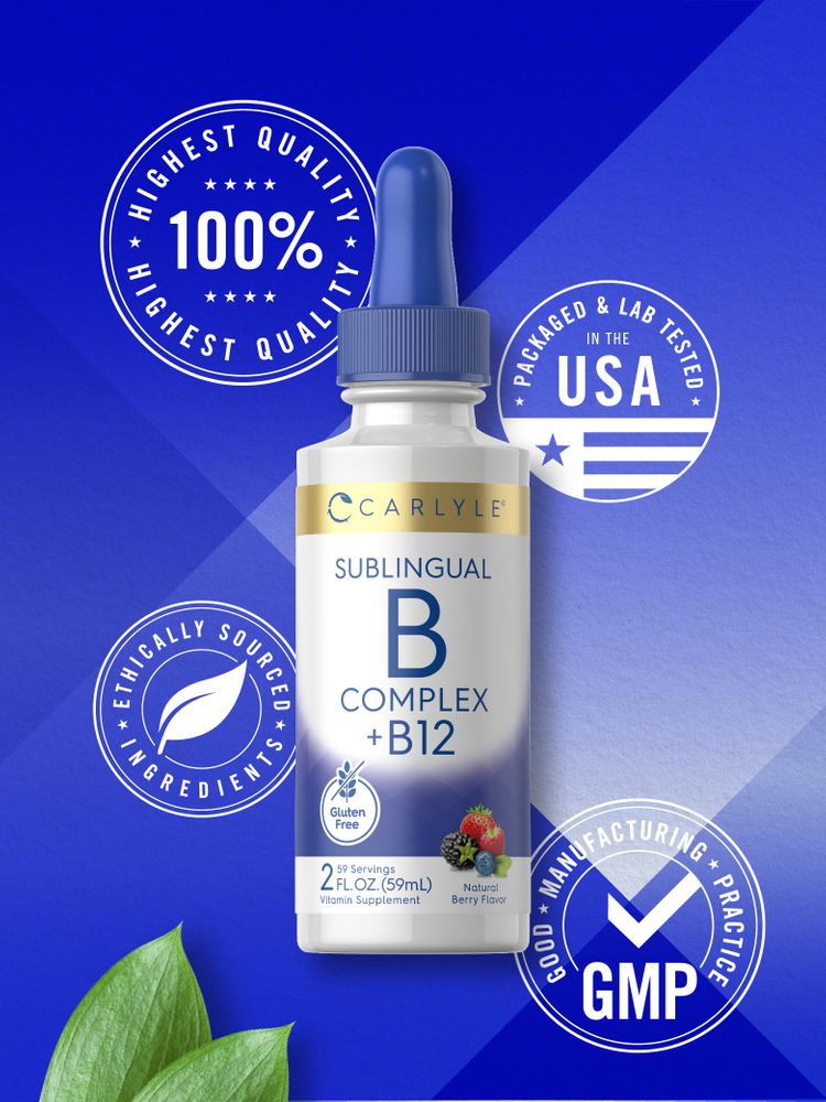 Sublingual Vitamin B Complex | 2oz | Natural Berry Flavor