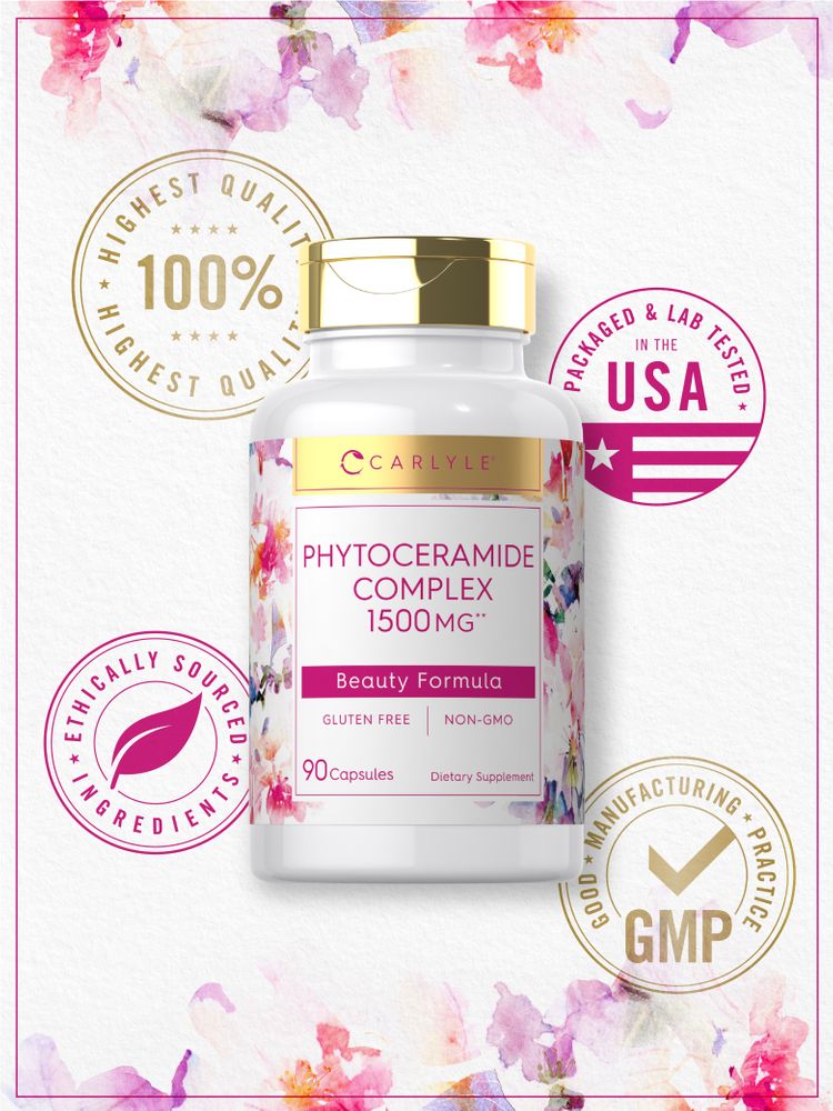 Complexe de Phytocéramides 1500mg | 90 Capsules