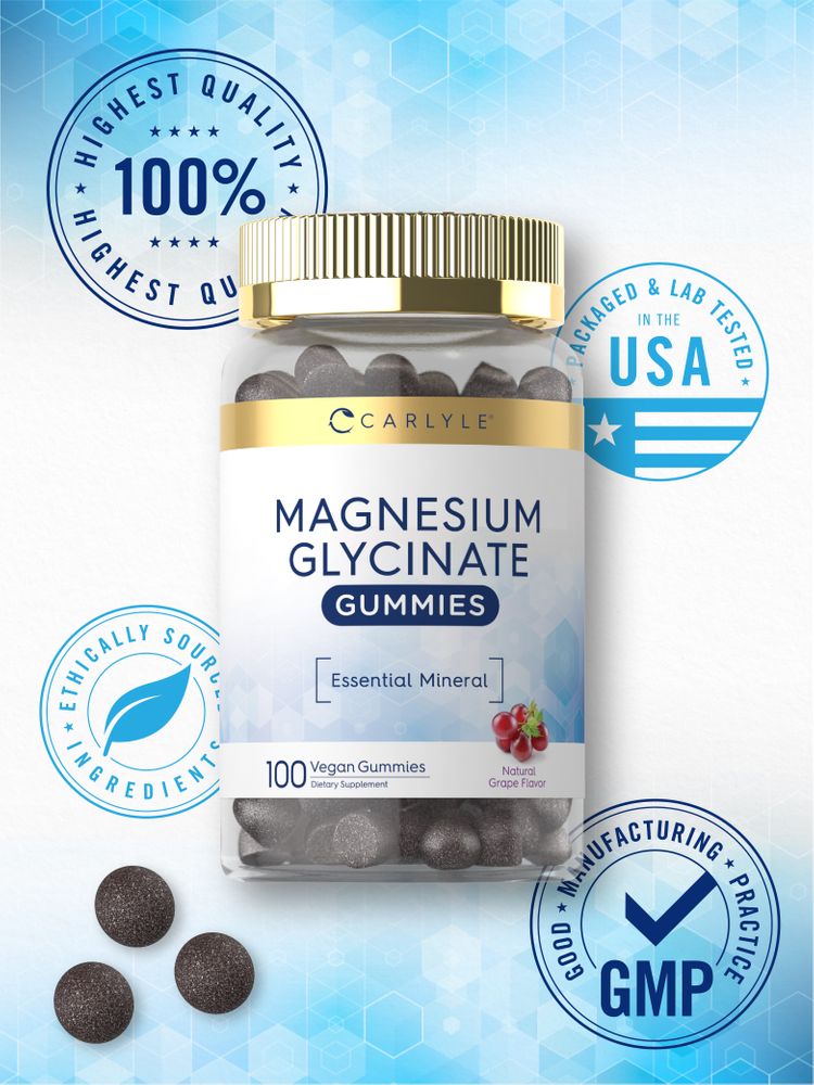 Magnesium Glycinate | 100 Gummies