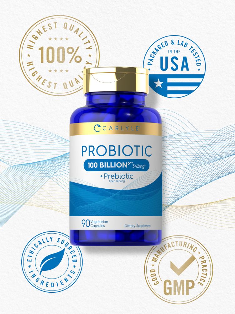 Pre & Probiotic | 120 Billion CFU | 90 Capsules