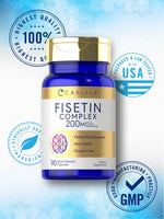 Load image into Gallery viewer, Fisetin Complex 200mg | 90 Capsules
