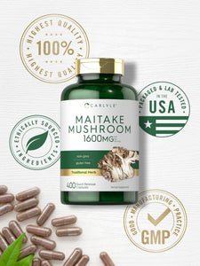 Maitake Mushroom 1600mg | 400 Capsules