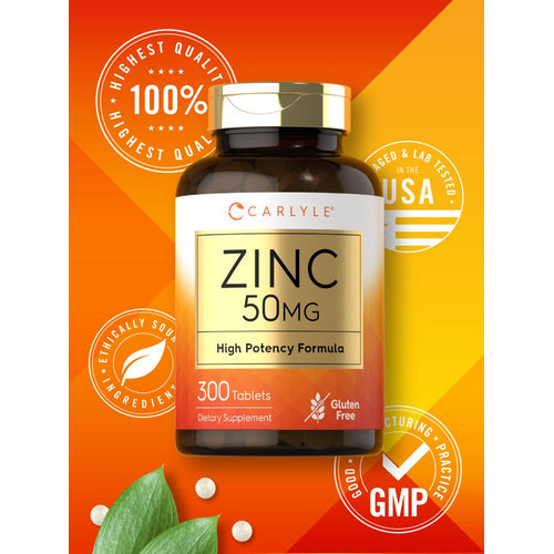 View 5 Zinc 50mg | 300 Tabletas
