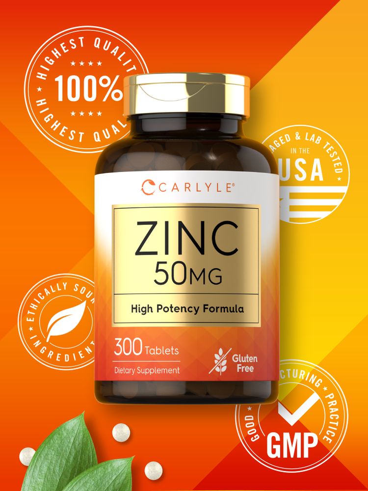 Zinc 50 mg | 300 Comprimés