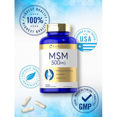 View 5 MSM 500mg | 200 Cápsulas
