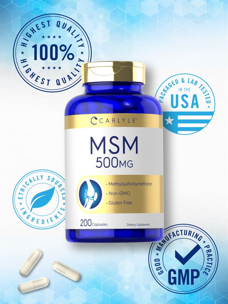 MSM 500mg | 200 Capsule