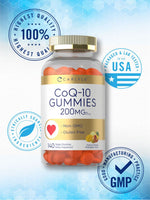 Load image into Gallery viewer, CoQ10 Gummies 200mg | 140 Count | Natural Mango Pineapple Flavor
