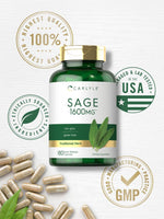 Load image into Gallery viewer, Sage 1600mg | 180 Capsules
