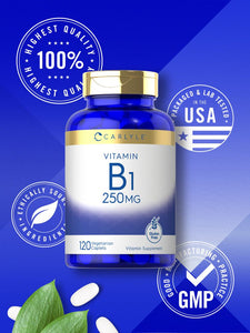 Vitamin B-1 250mg | 120 Caplets