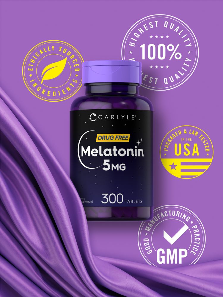 Melatonina 5mg | 300 Tabletas