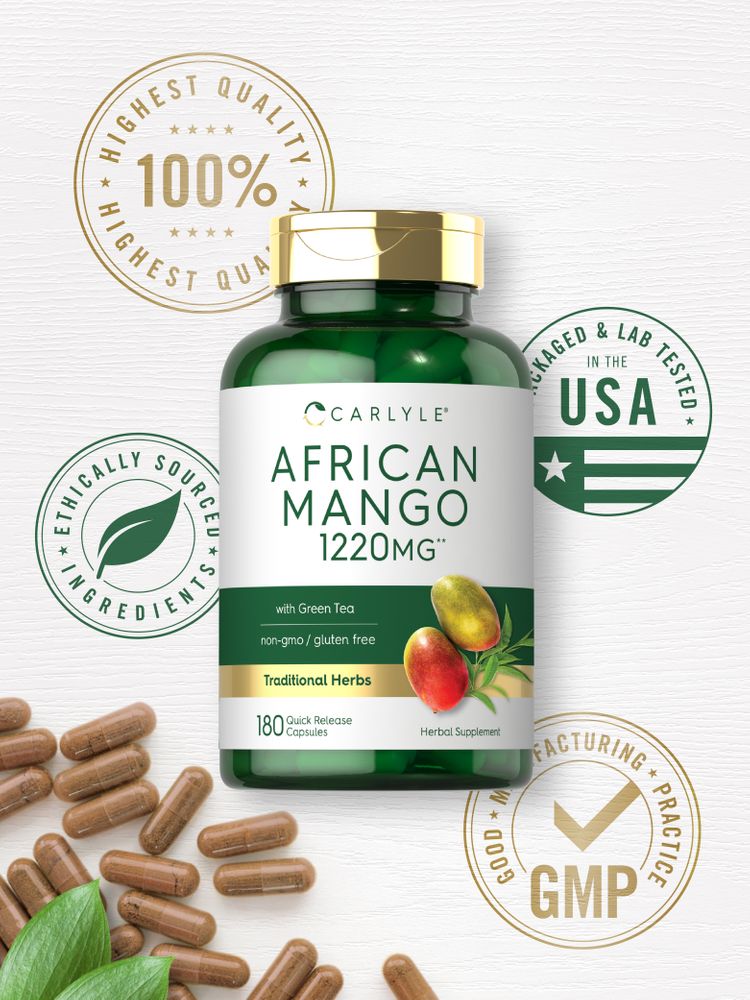 African Mango Supplement 1220mg | 180 Capsules