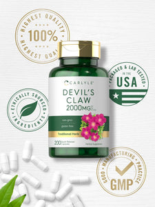 Devil's Claw 2000mg | 200 Capsules