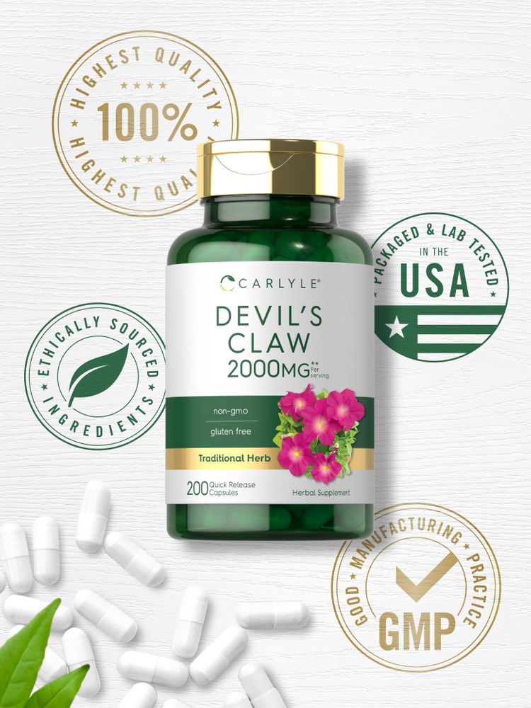 Devil's Claw 2000mg per serving | 200 Capsules