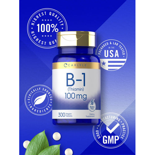 View 5 Vitamina B-1 100 mg | 300 Tabletas