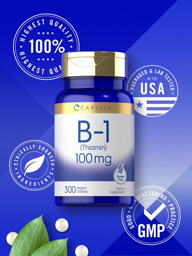 Vitamin B-1 100mg | 300 Tabletten