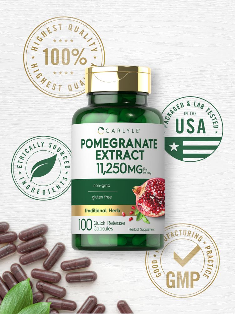 Pomegranate Extract 11250mg per serving | 100 Capsules