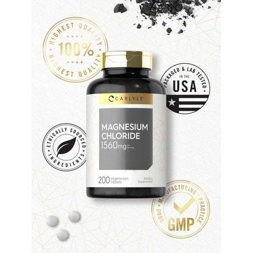 View 5 Magnesium Chloride 1560mg per serving | 200 Tablets