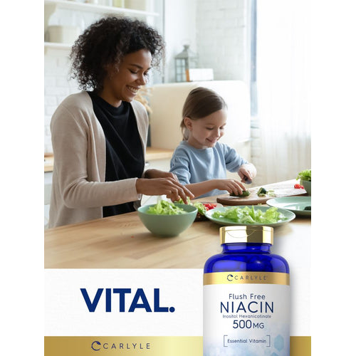 View 6 Niacin 500mg | 220 Capsules