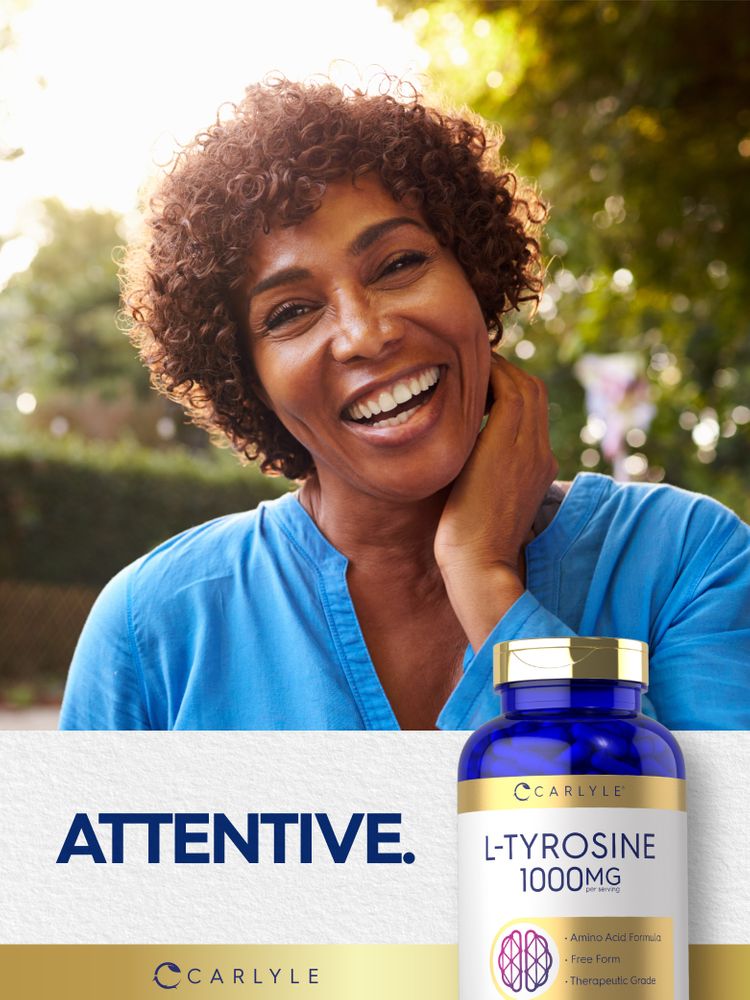 L-Tyrosine 1000mg per serving | 300 Capsules