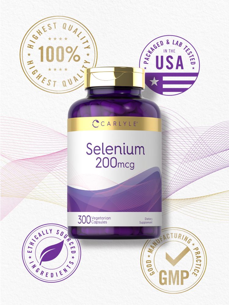 Selenium 200mcg | 300 Capsules
