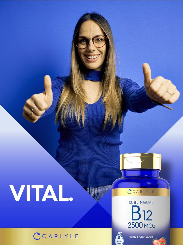 Vitamin B12 Sublingual 2500mcg | 250 Fast Dissolve Tablets