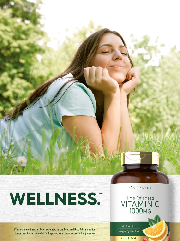 Vitamin C 1000mg with Rose Hips | 120 Caplets