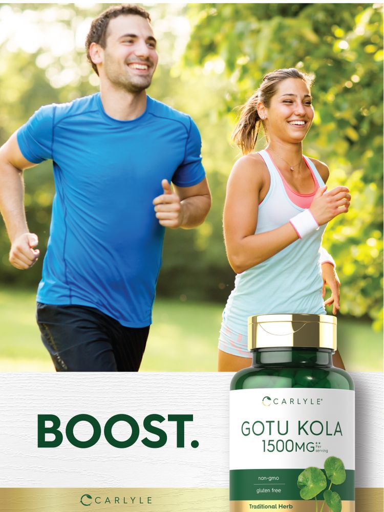 Gotu Kola 1500 mg par portion | 180 Capsules