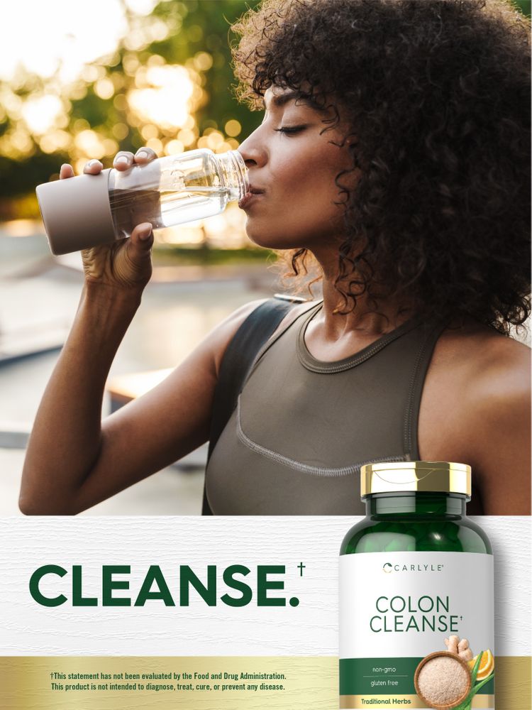 Herbal & Fiber Colon Cleanse Detox | 300 Capsules