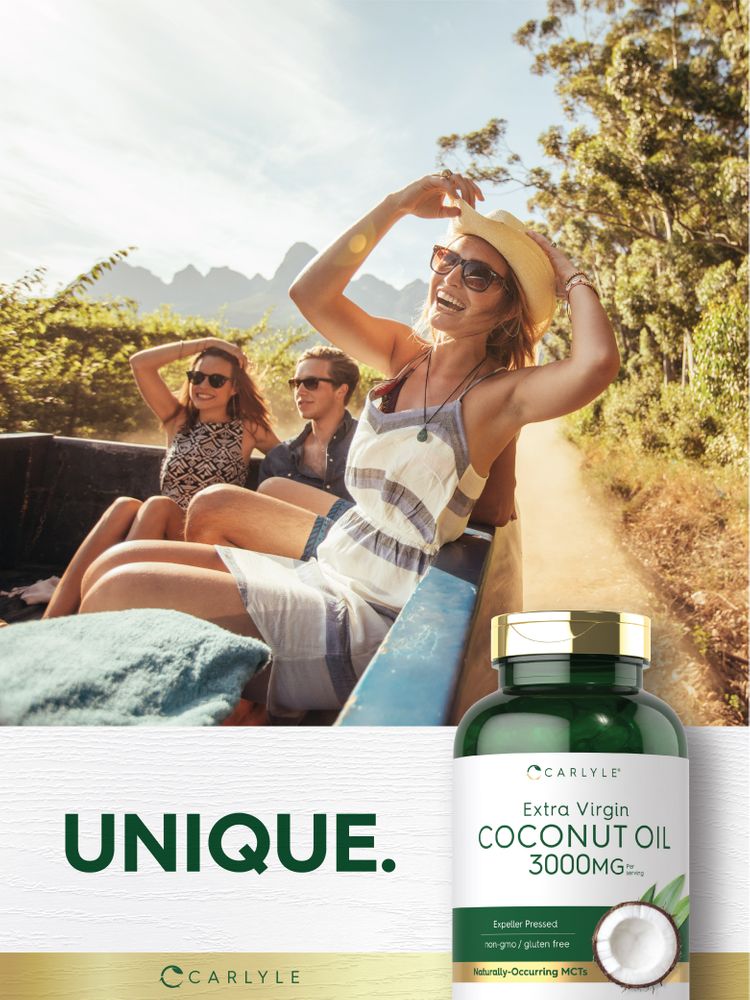 Coconut Oil 3000mg per serving | 240 Softgels