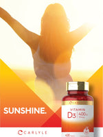 Load image into Gallery viewer, Vitamin D3 10mcg | 400 Tablets
