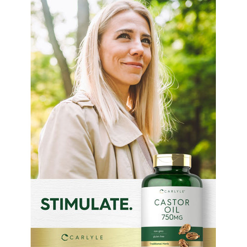 View 6 Castor Oil 750mg | 200 Softgels