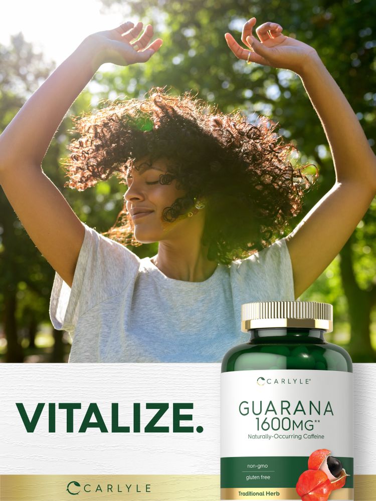 Guarana 1600mg | 200 Capsules