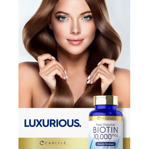 View 6 Biotina 10,000 mcg | 500 Tabletas