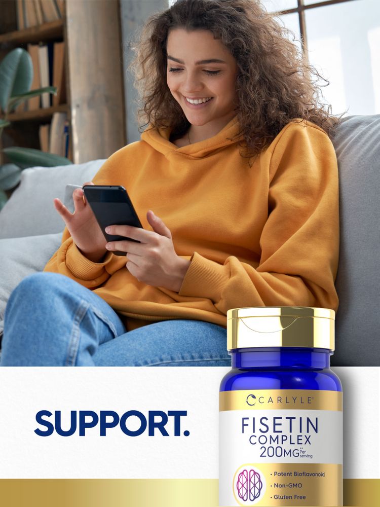 Complexe de Fisetine 200mg par portion | 90 Capsules